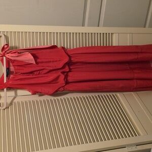 White House Black Market Coral Pink Cocktail Dress  Size 6